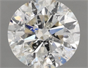 Natural Diamond 1.03 Carats, Round with Excellent Cut, I Color, I1 Clarity and Certified by IGI