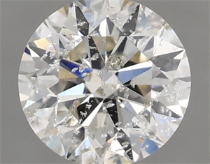Picture of Natural Diamond 1.03 Carats, Round with Excellent Cut, I Color, I1 Clarity and Certified by IGI