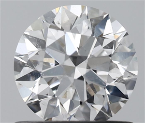 Foto Diamante Natural 0.72 quilates, Redondo , Color F, claridad SI2 y certificado GIA de