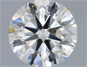 Diamante Natural 0.51 quilates, Redondo , Color H, claridad VVS2 y certificado IGI