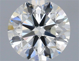 Foto Diamante Natural 0.51 quilates, Redondo , Color H, claridad VVS2 y certificado IGI de