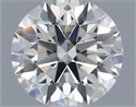 Diamante Natural 0.58 quilates, Redondo , Color J, claridad VVS2 y certificado IGI