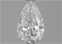 Natural Diamond 1.28 Carats, Pear with  Cut, F Color, VS2 Clarity and Certified by GIA