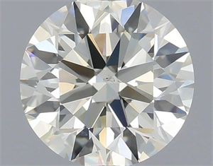 Picture of Natural Diamond 0.60 Carats, Round with Excellent Cut, K Color, VS2 Clarity and Certified by IGI