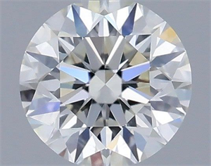 Foto Diamante Natural 0.40 quilates, Redondo , Color H, claridad VS2 y certificado IGI de