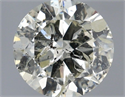 Natural Diamond 1.00 Carats, Round with Very Good Cut, L Color, I1 Clarity and Certified by IGI