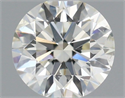 Natural Diamond 0.70 Carats, Round with Excellent Cut, J Color, SI2 Clarity and Certified by IGI