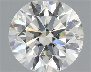 Picture of Natural Diamond 0.70 Carats, Round with Excellent Cut, J Color, SI2 Clarity and Certified by IGI