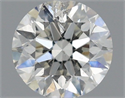 Natural Diamond 0.50 Carats, Round with Excellent Cut, H Color, SI2 Clarity and Certified by IGI