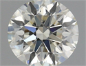 Natural Diamond 0.52 Carats, Round with Very Good Cut, M Color, VVS2 Clarity and Certified by GIA