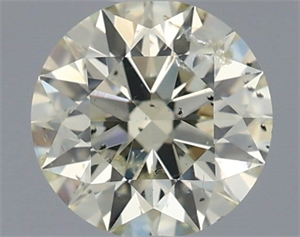 Picture of Natural Diamond 0.70 Carats, Round with Excellent Cut, K Color, I1 Clarity and Certified by IGI
