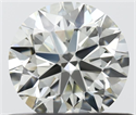Diamante Natural 0.55 quilates, Redondo , Color J, claridad IF y certificado IGI