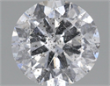 Natural Diamond 1.01 Carats, Round with Excellent Cut, F Color, I1 Clarity and Certified by IGI