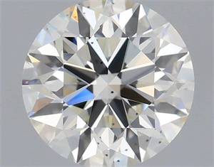 Foto Diamante Natural 0.60 quilates, Redondo , Color H, claridad SI1 y certificado IGI de