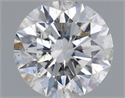 Natural Diamond 0.70 Carats, Round with Excellent Cut, E Color, I1 Clarity and Certified by GIA