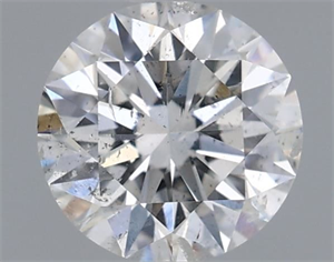 Picture of Natural Diamond 0.70 Carats, Round with Excellent Cut, E Color, I1 Clarity and Certified by GIA