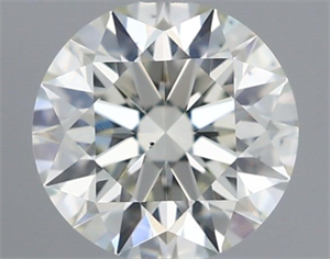 Picture of Natural Diamond 0.50 Carats, Round with Excellent Cut, J Color, VS1 Clarity and Certified by IGI