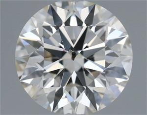 Picture of Natural Diamond 1.00 Carats, Round with Excellent Cut, K Color, SI2 Clarity and Certified by GIA