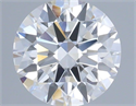 Natural Diamond 0.40 Carats, Round with Excellent Cut, G Color, VVS2 Clarity and Certified by GIA