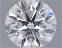 Diamante Natural 0.50 quilates, Redondo , Color H, claridad VVS1 y certificado GIA