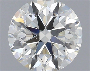 Picture of Natural Diamond 0.60 Carats, Round with Excellent Cut, I Color, VS2 Clarity and Certified by IGI