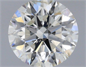 Natural Diamond 0.50 Carats, Round with Excellent Cut, H Color, SI2 Clarity and Certified by IGI