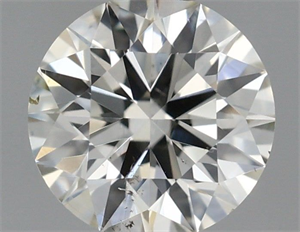 Picture of Natural Diamond 0.42 Carats, Round with Excellent Cut, I Color, SI1 Clarity and Certified by IGI