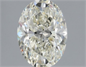 Natural Diamond 1.20 Carats, Oval with  Cut, J Color, VVS2 Clarity and Certified by IGI