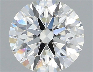 Picture of Natural Diamond 0.71 Carats, Round with Excellent Cut, H Color, VS2 Clarity and Certified by IGI