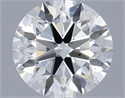 Natural Diamond 0.70 Carats, Round with Excellent Cut, H Color, VS2 Clarity and Certified by IGI