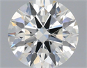 Diamante Natural 0.53 quilates, Redondo , Color H, claridad VS2 y certificado IGI