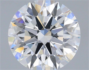 Picture of Lab Grown Diamond 1.27 Carats, Round with Ideal Cut, D Color, VVS2 Clarity and Certified by IGI