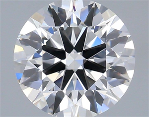 Picture of Lab Grown Diamond 1.00 Carats, Round with Ideal Cut, E Color, IF Clarity and Certified by IGI