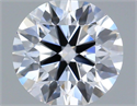 Lab Grown Diamond 0.74 Carats, Round with Ideal Cut, E Color, VVS1 Clarity and Certified by IGI