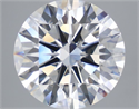 Lab Grown Diamond 7.07 Carats, Round with Excellent Cut, F Color, VVS2 Clarity and Certified by IGI