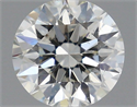 Natural Diamond 0.49 Carats, Round with Excellent Cut, I Color, SI1 Clarity and Certified by IGI
