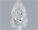 Diamante Natural 0.60 quilates, De pera , Color I, claridad VVS2 y certificado GIA