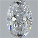 Natural Diamond 1.46 Carats, Oval with  Cut, D Color, VS1 Clarity and Certified by GIA