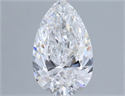 Natural Diamond 0.76 Carats, Pear with  Cut, E Color, IF Clarity and Certified by GIA