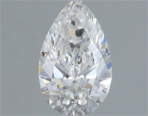 Picture of Natural Diamond 0.61 Carats, Pear with  Cut, F Color, VVS2 Clarity and Certified by GIA