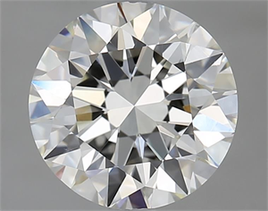 Picture of Natural Diamond 2.20 Carats, Round with Excellent Cut, I Color, VS2 Clarity and Certified by GIA