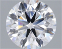 Lab Grown Diamond 1.02 Carats, Round with Ideal Cut, D Color, VVS1 Clarity and Certified by IGI