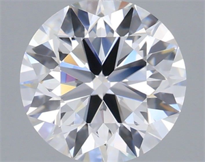 Picture of Lab Grown Diamond 1.02 Carats, Round with Ideal Cut, D Color, VVS1 Clarity and Certified by IGI