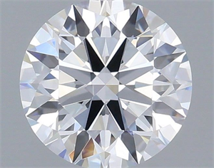 Picture of Lab Grown Diamond 1.02 Carats, Round with Ideal Cut, D Color, VVS1 Clarity and Certified by IGI
