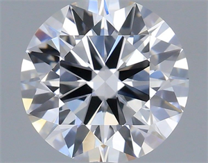 Picture of Lab Grown Diamond 1.06 Carats, Round with Ideal Cut, E Color, VVS1 Clarity and Certified by IGI