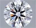 Lab Grown Diamond 1.25 Carats, Round with Ideal Cut, D Color, VVS2 Clarity and Certified by IGI