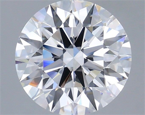 Picture of Lab Grown Diamond 2.50 Carats, Round with Ideal Cut, D Color, VVS1 Clarity and Certified by IGI