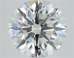 Picture of Lab Grown Diamond 1.10 Carats, Round with Ideal Cut, E Color, VVS2 Clarity and Certified by IGI