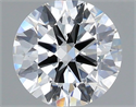 Lab Grown Diamond 1.16 Carats, Round with Ideal Cut, G Color, VVS2 Clarity and Certified by IGI