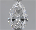 Natural Diamond 0.50 Carats, Pear with  Cut, D Color, VVS2 Clarity and Certified by GIA